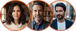 Avatars van tevreden xTradeClaude 63 gebruikers